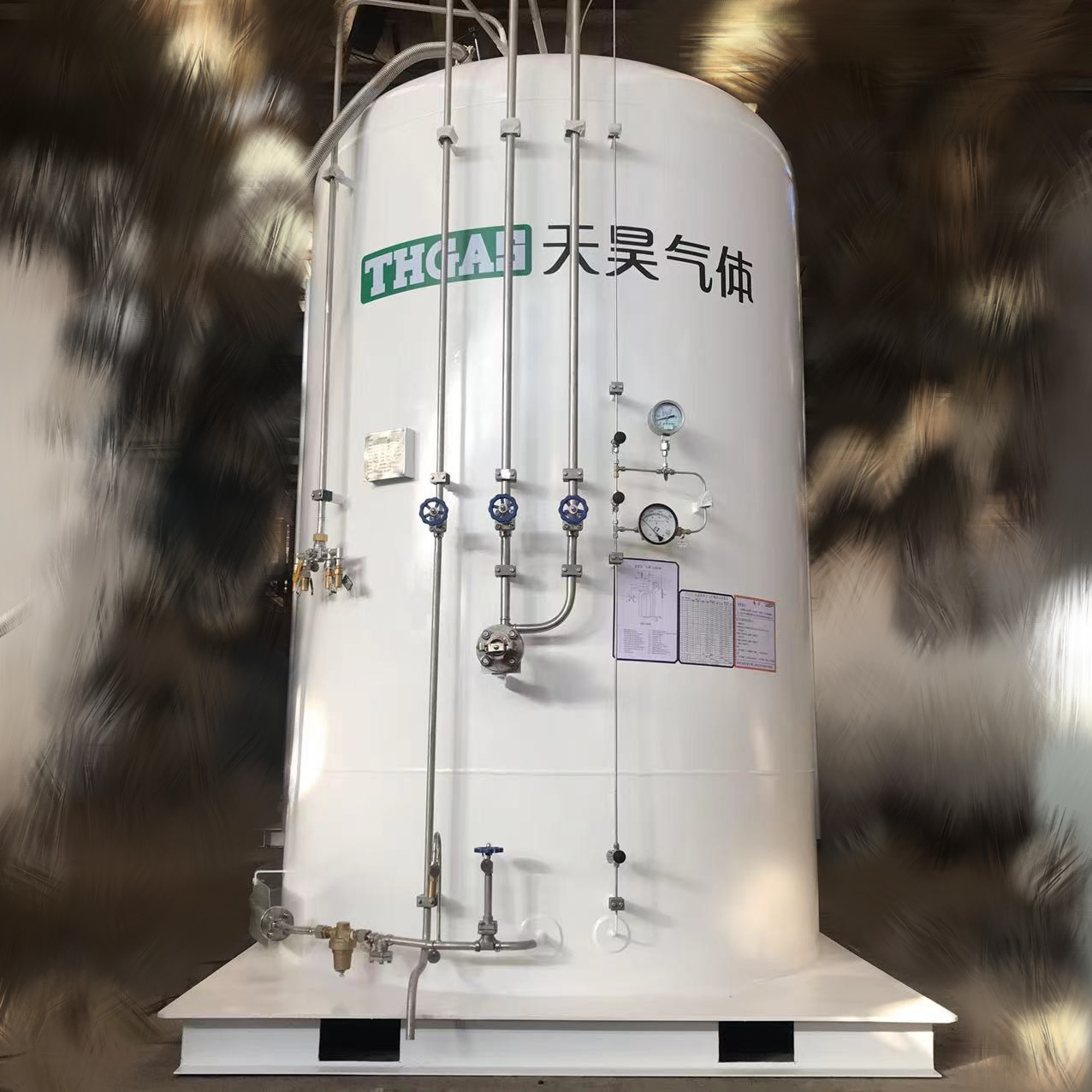 5立方16公斤立式工业气体机械仪表标准配置
