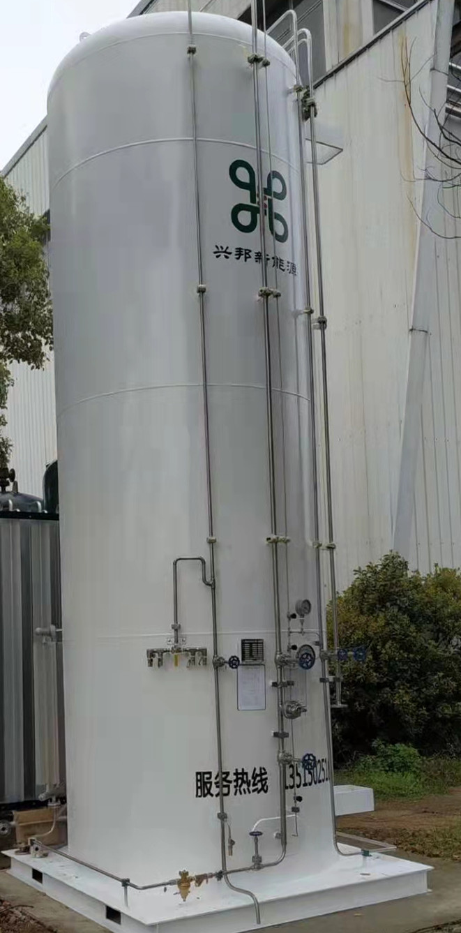 10立方16公斤立式 工业气体 机械仪表 100标立汽化器 单独提液出气口带稳压